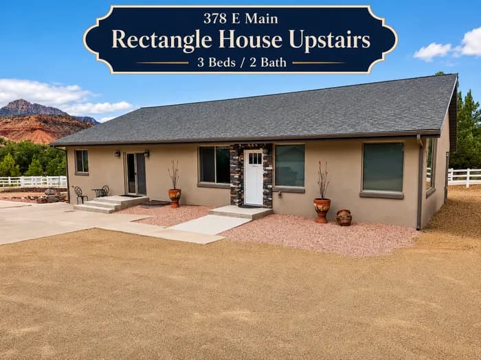 Rectangle House Upstairs at 378 E Main